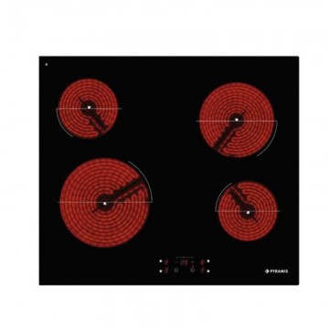 Pyramis PHC62410FMB Κεραμική Εστία Αυτόνομη με Λειτουργία Κλειδώματος 58x51εκ.